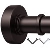 Bronze Shower Curtain Rod, Adjustable 43-72 Inches,Rust Resistance, Tension Rod