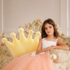 ISAKEN Crown Plush Doll, Cuddly Toy Throw Pillow Doll Plush