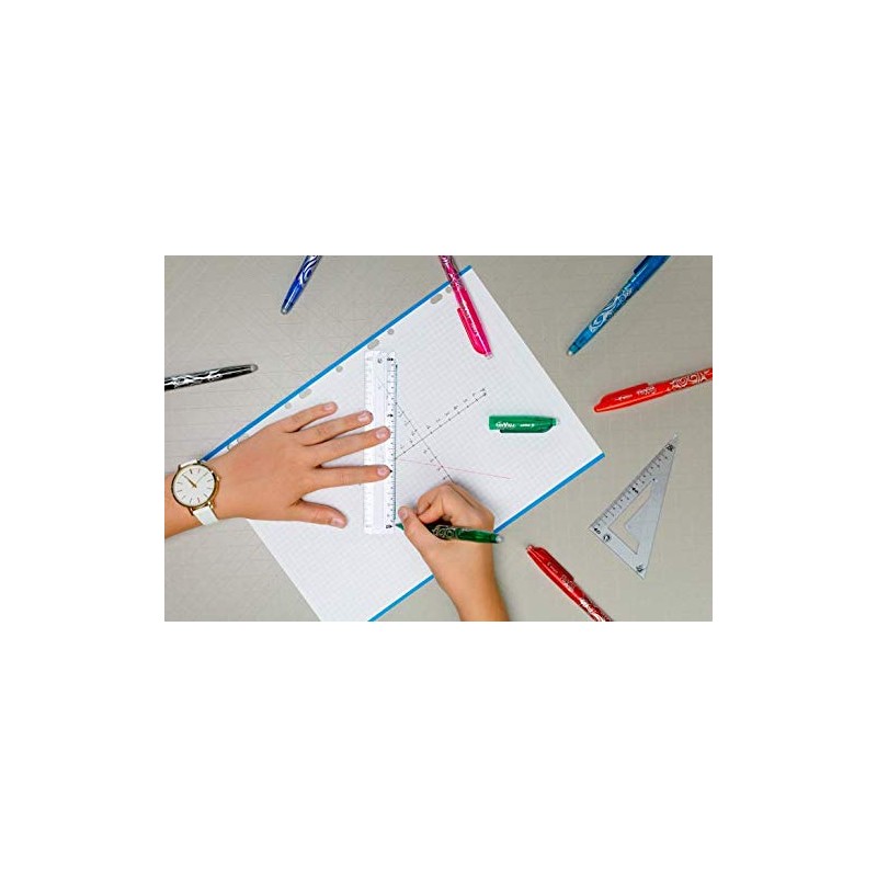 Pilot Frixion Erasable Rollerball Pen Fine 0.5mm Tip- Black, Box