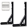 12 Inch Folding Shelf Hinges,90 Degree Shelf Bracket Hinge,Fold Down