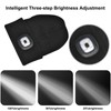 Etsfmoa LED Light USB Rechargeable Headlight for LED Knit Beanie,Easy