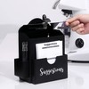 MyGift Metal Suggestion Box, Classic Matte Black Wall Mounted or