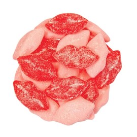 Nuts to You Sour Pucker-Up Gummy Lips Candies 1lb | Lip Smackingly Sourly Delicious | Sweet & Sour Soft Candy in Resealable Bag for Kids and Adults Candy (1 Pound)