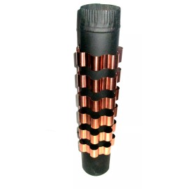 Tred-Not Copper Stovepipe Heat Exchanger, Radiator 4" dia Stove Pipe heat reclaim set (6)