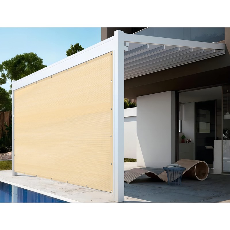 Shatex 90% Shade Fabric 12x 12ft Sun Shade Cloth with