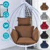 Zorpupoa Outdoor Egg Chair Cushion, Soft Hanging Egg Chair Cushion