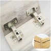 Kitchen Soft Close Cabinet Hinges, Kitchen Cabinet Frameless Hinges,4 Pcs