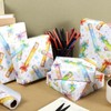 Fabllewavi 1 Roll Rainbow Pencil Bow Wrapping Paper Mini Roll