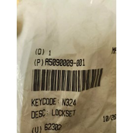 Autocar A5090009-001 CYL DR LK IGN & Key Set Keycode N324 | ACX