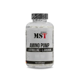 MST Nutrition Amino Pump – Hochdosierte Aminosäuren Formel für Sportler und Fitness-Enthusiasten – 120 Kapseln – Premium-Qualität aus Deutschland – Ideal zur Ergänzung bei intensivem Training