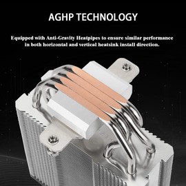 TR-Assassin X 120R Digital ARGB Black CPU Cooler Air with 4X6mm HeatPipes, Digital Screen Top Cover,PWM Fan Heatsink CPU Cooler,151mm High, for AM5 and Intel lga1700/1851/1150/1151/1200
