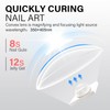 AILLSA Handheld UV Light for Gel Nails, Flash Cure LED