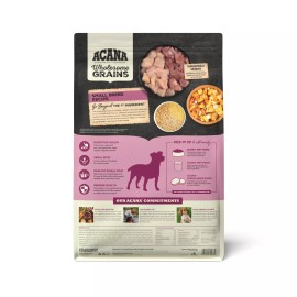 ACANA Wholesome Grains Small Breed Dry Dog Food 4lb Chicken Turkey Kibble