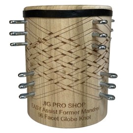 Jig Pro Shop Easy Assist Former Mandrel for Globe Knots (3" - 96 Facet)