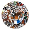 50 Pcs Equestrian Stickers,Horse Riding Graffiti Stickers,Vinyl Waterproof Sticker for