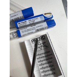 PFERD GL100 carbide 3MM dia  100mm length Round nose burr