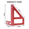Speed Square, Aluminum Alloy Carpenter Square, Woodworking Tools with Precise