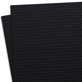 HOLSTEX Thermoform Sheet - (Basketweave Texture) - (.080 Thickness) - (8in x 12in Sheet) - (Armor Black) - (2 Sheets) - for Holster Making, DIY Cosplay, Airsoft Armor