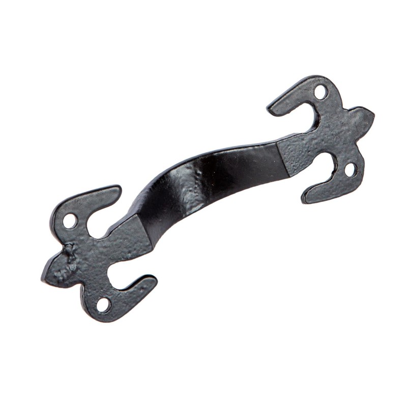 Hammer and Tongs Rustic Fleur De Lis Door Handles -
