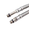 Pair Mono Block Flexible Tap Hoses Tails Connectors M12 x