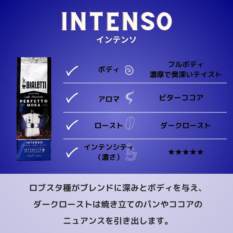 Bialetti Perfetto Mocha Intenso (Powder / Fine Grind / 8.8