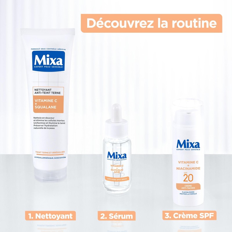 Mixa - Comfort Cleanser for Complexion with Vitamin C and