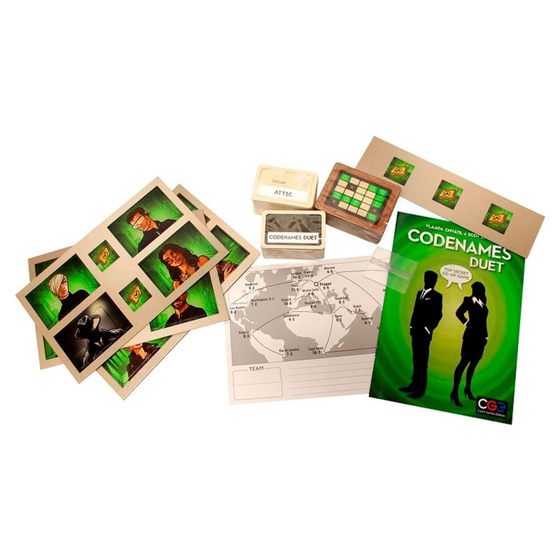 Devir - Código Secreto Dúo, Juego de mesa con Amigos,