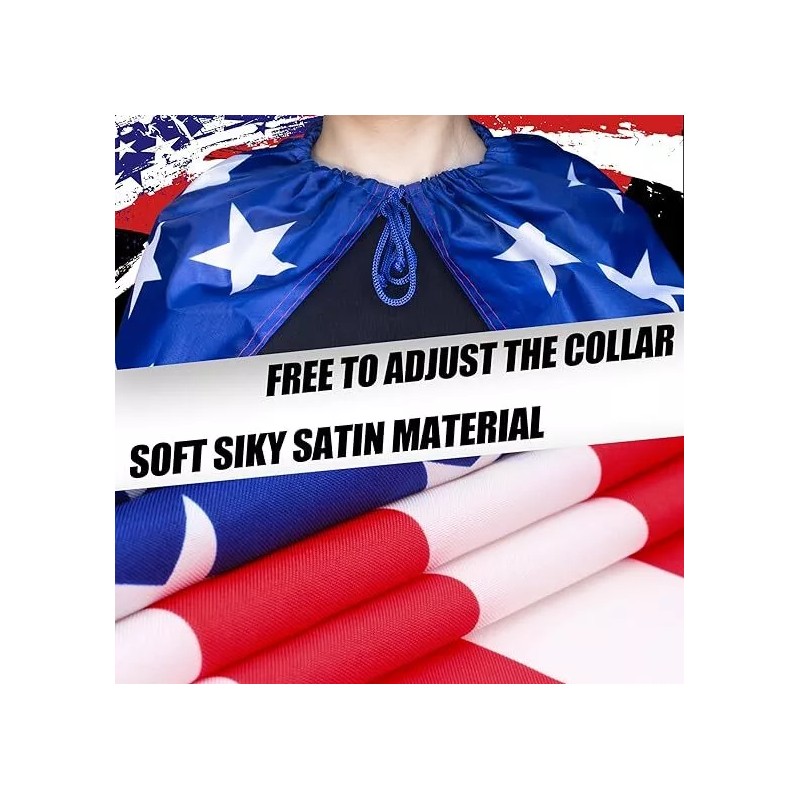 Anley American Flag Cape 3 x 5 FT - USA