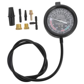FUNOMOCYA 1set Car Vacuum Gauge Tool Dial Dual Scale Automotive Vacuum Testing Instrument for Vehicle Maintenance and Repair for Pump and System Inspection