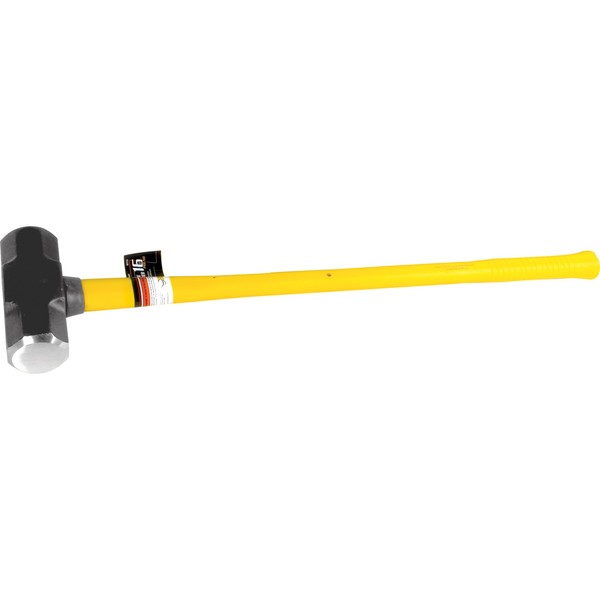Performance Tool M7116 16-Pound Sledge Hammer With Fiberglass Handle
