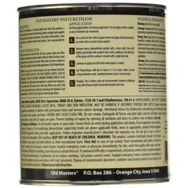 OLD MASTERS CLEAR SATIN Finish 1 Quart