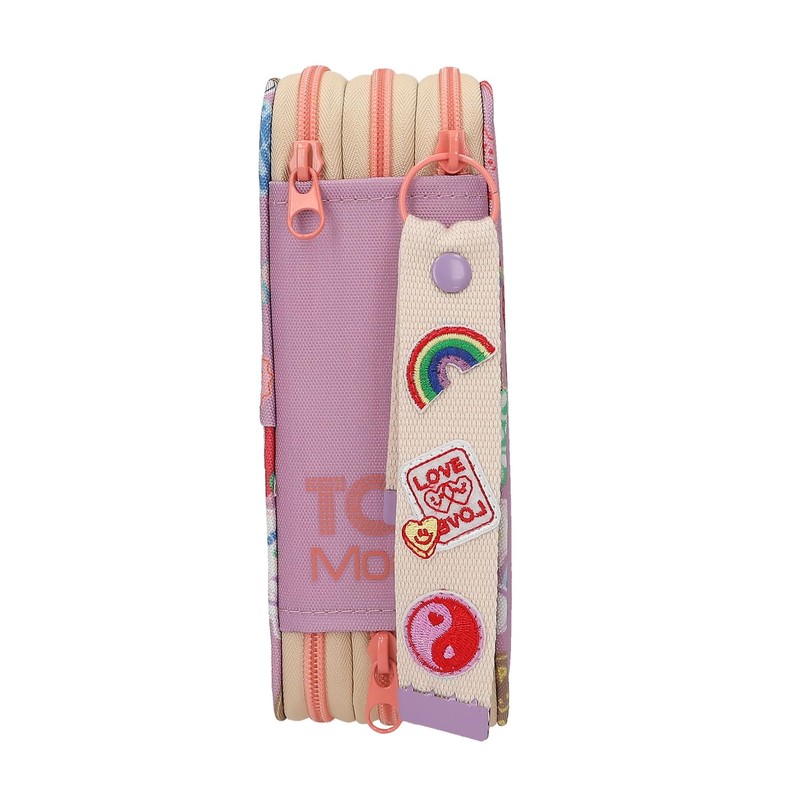 Depesche 13283 TOPModel Girl Power - Filled 3-Compartment Pencil Case