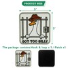 XMJY Funny Cowboy Goose Patch, Hook and Loop Meme Patches,