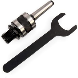 Woodworking Turning Tools Revolving Center MT2, Live Tailstock Chuck Adapter 1" x 8 TPI, 2 Morse Taper (2MT)