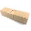 Art Brush for Luxury Cashmere Clothes Brush Square Paulownia Box
