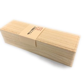 Art Brush for Luxury Cashmere Clothes Brush Square Paulownia Box