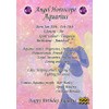 Aquarius Horoscope Birthday Card