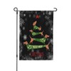 Christmas Garden Flag For Outdoor Christmas Decorations Dachshund Christmas Flag,