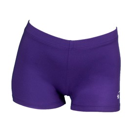 Destira Women's Gymnastic Compression Athletic Sport Short, Purple - Ideal for Gymnastics, Practices, Dance, Cheer, Tumbling, and More, Adult Medium
