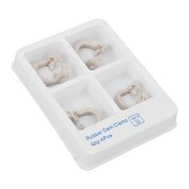 YYQTGG Abrazadera de matrices dentales, Abrazadera Anillos limpieza a alta temperatura mejor visibilidad fijación de separación abrazadera de dique dental para cirugía dental