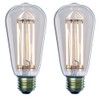 Bulbrite 8.5W 2700K LED ST18 Light Bulb with Medium/Standard Base,