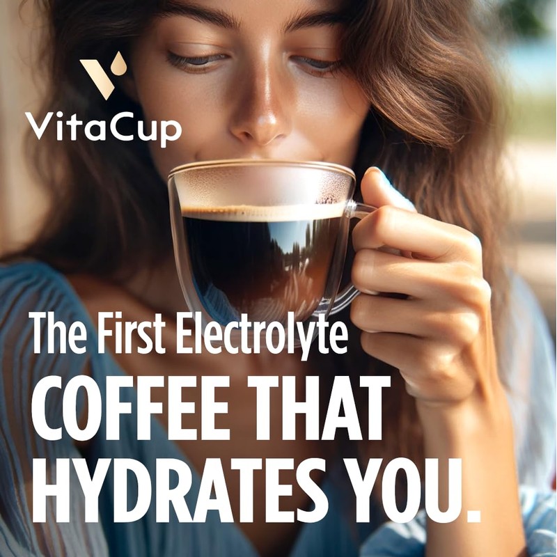 VitaCup Hydration Coffee Packets, The First Coffee That Hydrates You