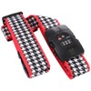 HIMREYLD TSA Luggage Strap with 3-Digital Lock Adjustable for Travel