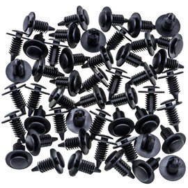 Rexka 50 pcs Interior Door Panel Clips Fasteners Push Pins Retainers for Ford N805155-S Chrysler 6505878-AA GT Taurus Thunderbird Lincoln Mark Mercury Cougar Sable Dodge Ram