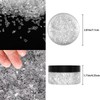 Diamond Dust Glitter,5.3oz/150g Crushed Glass,2-4mm Clear Crystal Chip
