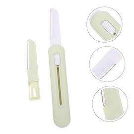 Vaguelly 1 Set Facial Hair Trimmer for Women Stainless Steel Eyebrow Razor Bikini Trimmer Portable Travel Versatile Hair Remover for Eyebrows Armpits Face