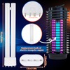 Kittmip 4 Pack 18W Bug Zapper Replacement Bulb, H Shaped