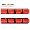 Wallmaster 8-Bin Storage Bins Garage Rack System & Garage Storage