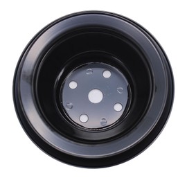 Black Steel Short Water Pump Pulley 2 Groove Fits 1965-68 Chevy Big Block 396 427 454