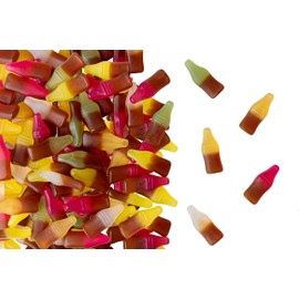 Fruit Gum, Starch Cola Mix, Fruit Flavour, Gluten Free, Lactose Free, Gelatin-Free, 500g Bag